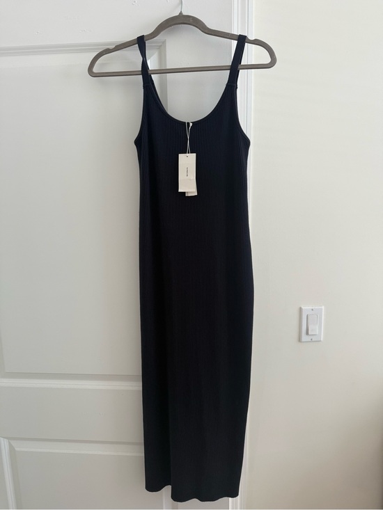 Vince Dresses & Skirts - Vince Classic Black Ribbed Tank Dress